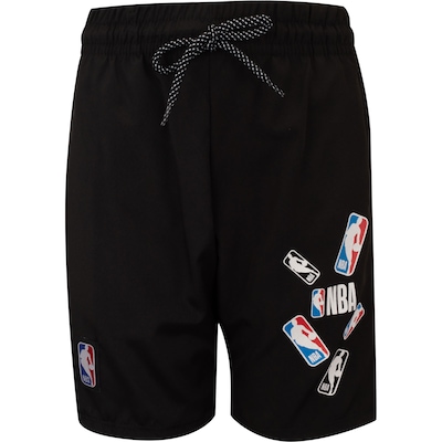 Conjunto Infantil NBA Logom Camiseta + Bermuda - Foto 3