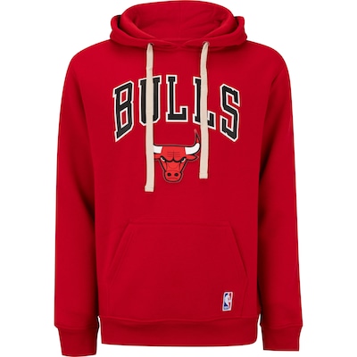 Blusão do Chicago Bulls NBA Masculino com Capuz Canguru N0641 - Foto 1
