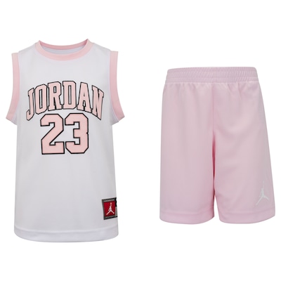 Conjunto Jordan Nike Infantil Camiseta + Bermuda Jersey 23 SP25 - Foto 1