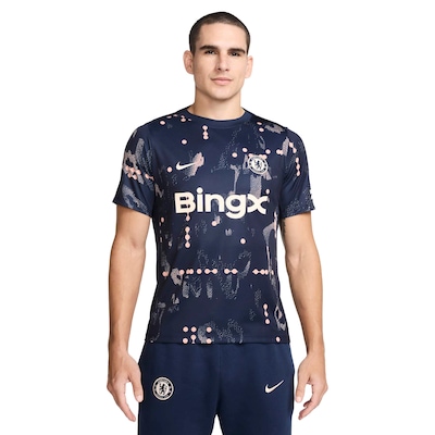 Camisa do Chelsea Pré Jogo 25 Torcedor Nike Masculina - Foto 1