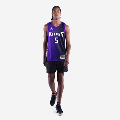 Camiseta Regata De'Aaron Fox NBA Nike Sacramento Kings Statement Edition - Foto 4