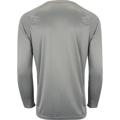 Camiseta Masculina Nike Manga Longa Heather UV Hydroguard - Foto 2