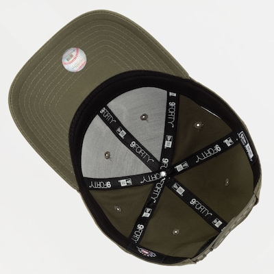Boné do Los Angeles Dodgers Aba Curva New Era MBL 940 Snapback Basic Losdod Nov Adulto - Foto 2