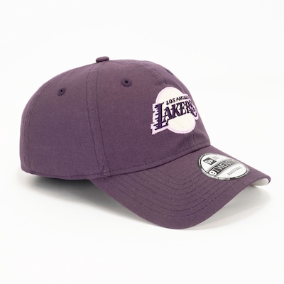 Boné do Los Angeles Lakers Aba Curva New Era NBA Strapback 920 Action Sunset Adulto - Foto 3