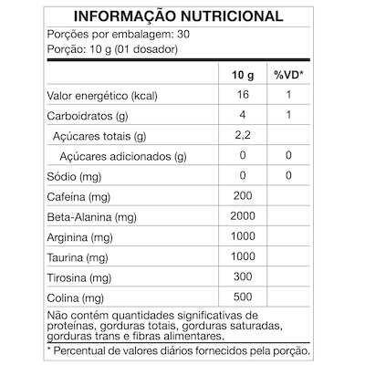 Pré-Treino Nutrata Nervous Pink Lemonade 300g - Foto 2