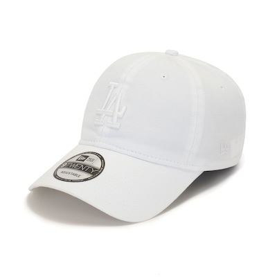 Boné do Los Angeles Dodgers Aba Curva New Era MLB Strapback 920 White Adulto - Foto 1