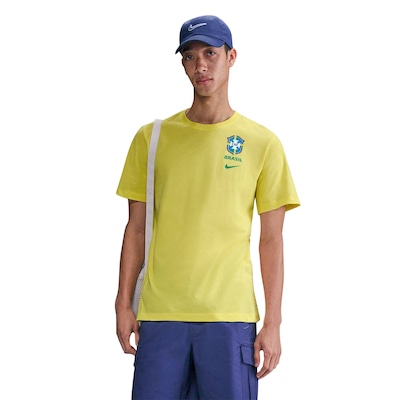 Camiseta Nike Seleção do Brasil Crest Masculina - Foto 1