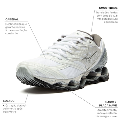 Tênis Mizuno Wave Prophecy LS Masculino - Foto 2