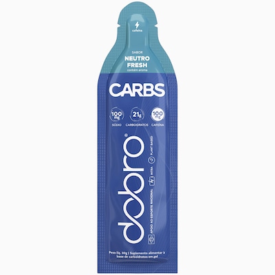 CARBS GEL DOBRO NEUTRO FRESH CAFEINA 30G - Foto 1