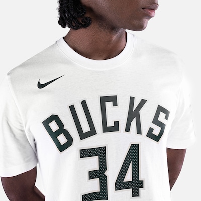 Camiseta Nike Milwaukee Bucks Masculina - Foto 5