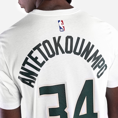 Camiseta Nike Milwaukee Bucks Masculina - Foto 6
