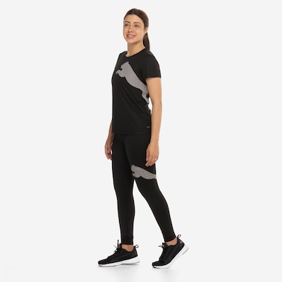 Camiseta Feminina Manga Curta Puma Tad Big Logo Jersey - Foto 6