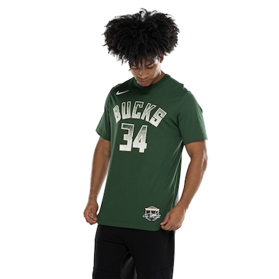 Camiseta Giannis Antetokounmpo Milwaukee Bucks NBA Nike Masculina - Foto 2