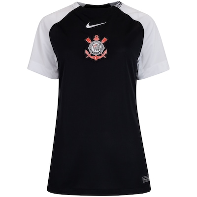 Camisa do Corinthians II 25 Torcedor Nike Feminina - Foto 1