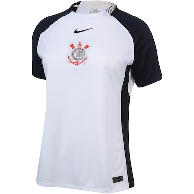Camisa do Corinthians I 25 Torcedora Nike Feminina - Foto 1
