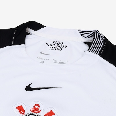 Camisa do Corinthians I 25 Torcedor Nike Juvenil - Foto 4