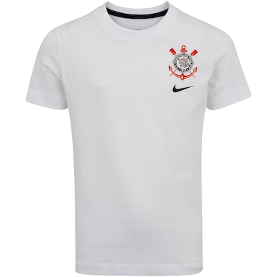 Camisa do Corinthians Nike Crest Infantil - Foto 1