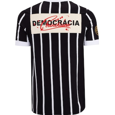 Camisa do Corinthians Democracia Retrô Coimbra Masculina - Foto 2