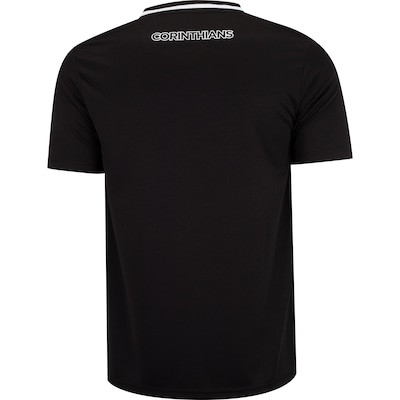 Camisa do Corinthians Gola V Torcedor Coimbra Masculina - Foto 2