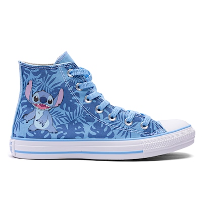 Tênis Unissex Cano Alto Converse X Disney Stitch Chuck Taylor All Star - Foto 1