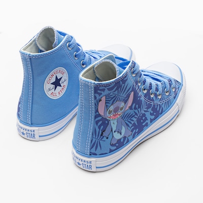 Tênis Unissex Cano Alto Converse X Disney Stitch Chuck Taylor All Star - Foto 5