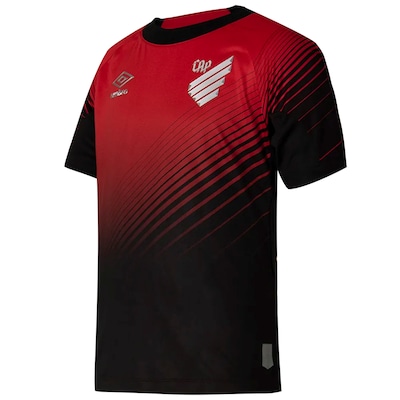 Camisa do Athletico-PR I 25/26 Torcedor Umbro Juvenil - Foto 3