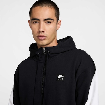 Jaqueta Masculina Air Fleece Zíper Hoodie Nike - Foto 3