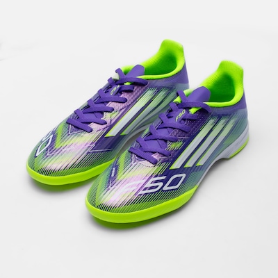 Chuteira Futsal Júnior adidas F50 League - Foto 4