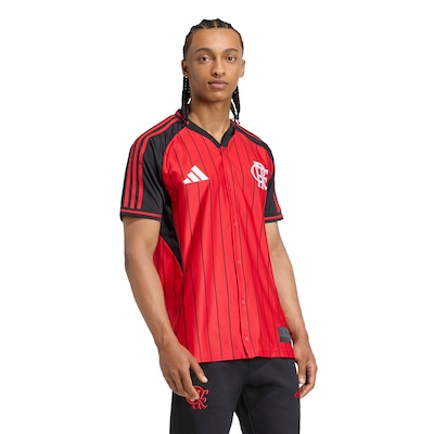 Camisa do Flamengo US adidas Masculina - Foto 3