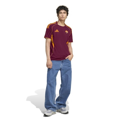 Camisa Roma I 25/26 Torcedor adidas Masculina - Foto 3