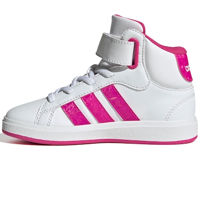 Tênis Juvenil adidas Grand Court Mid - Foto 4