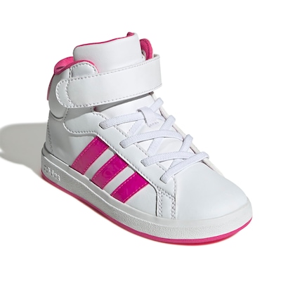 Tênis Juvenil adidas Grand Court Mid - Foto 5