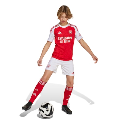 Camisa do Arsenal I 25/26 Torcedor adidas Infantil - Foto 3
