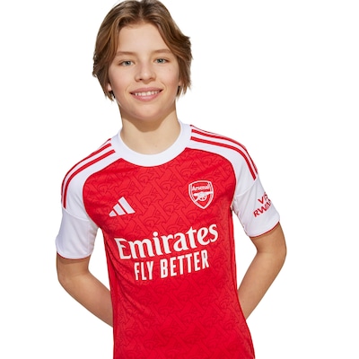 Camisa do Arsenal I 25/26 Torcedor adidas Infantil - Foto 4