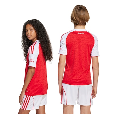 Camisa do Arsenal I 25/26 Torcedor adidas Infantil - Foto 6
