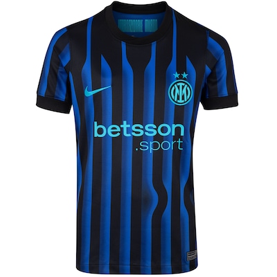 Camisa do Inter de Milão I 25 Torcedor Nike Juvenil - Foto 1