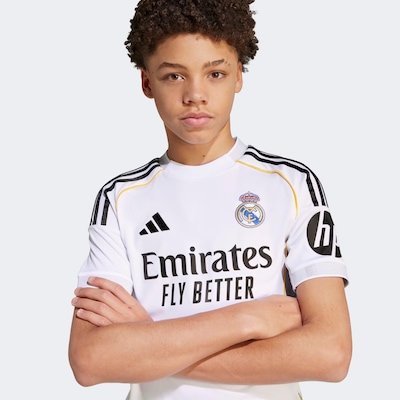 Camisa do Real Madrid 25/26 Torcedor adidas Juvenil - Foto 5
