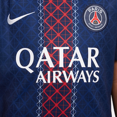 Camisa do Paris Saint-Germain I 25/26 Torcedor Nike Infantil - Foto 6