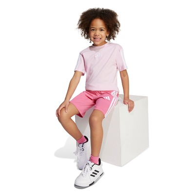 Conjunto Infantil adidas 3 Stripes Camiseta + Bermuda - Foto 5
