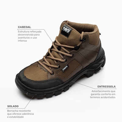 Bota Masculina Nord Adventure - Foto 3