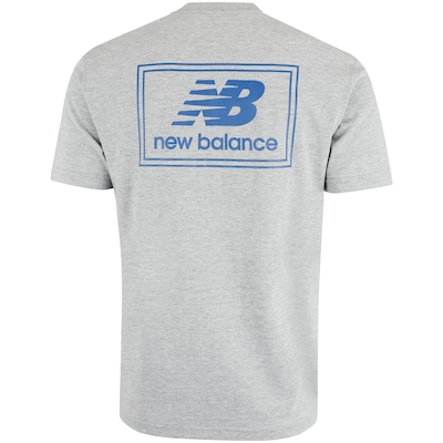 Camiseta New Balance Woven Label Masculina - Foto 2