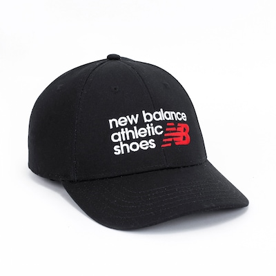 Boné Adulto New Balance 6 Panel Athletics Aba Curva - Foto 3