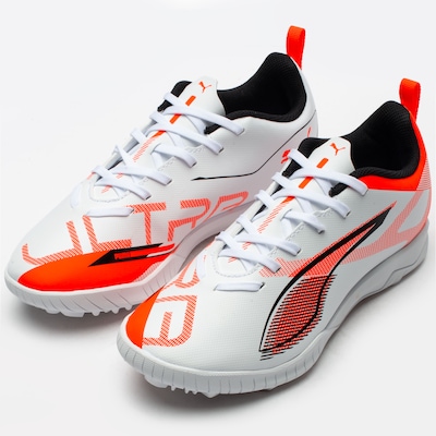 Chuteira Society Júnior Puma Ultra 5 Play - Foto 4