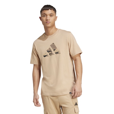 Camiseta adidas Camo Logo Masculina - Foto 1