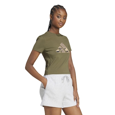 Camiseta adidas Camo Feminina - Foto 3