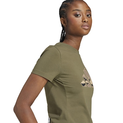Camiseta adidas Camo Feminina - Foto 4