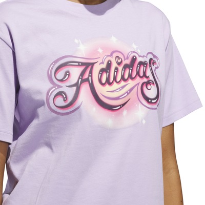 Camiseta adidas Airbrush Feminina - Foto 4