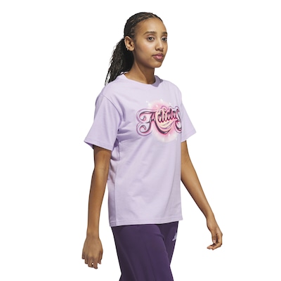 Camiseta adidas Airbrush Feminina - Foto 3