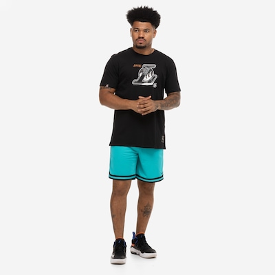 Camiseta do Los Angeles Lakers NBA Sneaker N0496 Masculina - Foto 4