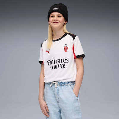 Camisa do Milan II 25/26 Torcedor Puma Juvenil - Foto 2